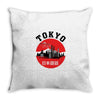 Tokyo City Throw Pillow