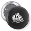 couch potato Pin-back button