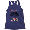 mama bear message Racerback Tank