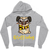 gryffindog pug Zipper Hoodie