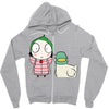 Sarah and Duck Zipper Hoodie