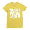 earth day shirts Ladies Fitted T-Shirt