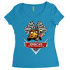 friend miss fritter Women's Triblend Scoop T-shirt