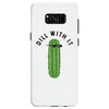 dill with it black logo Samsung Galaxy S8 Case