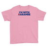 i am with harambe Youth Tee
