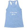 Thinking Too Much (f98) Racerback Tank