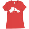 b&auml;r vs einhor  funny Ladies Fitted T-Shirt