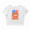 halloween american flag halloween american flag Crop Top