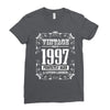 vintage made in 1997 perfectly aged a living legend Ladies Fitted T-Shirt