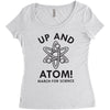up and atom Women's Triblend Scoop T-shirt