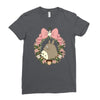 totoro Ladies Fitted T-Shirt