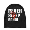 Never Sleep Again Baby Beanies