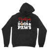 christmas dogs and paws Unisex Hoodie