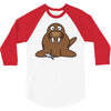 cokelat animal 3/4 Sleeve Shirt