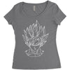 goku Women's Triblend Scoop T-shirt