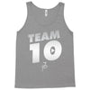 team 10  silver Tank Top
