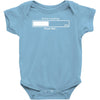 brain loading funny gamer computer geek funny Baby Onesie
