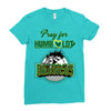 Pray For Humboldt Ladies Fitted T-Shirt