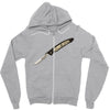 knife Zipper Hoodie