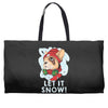 let it snow Weekender Totes