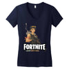 fortnite cartoon Women's V-Neck T-Shirt