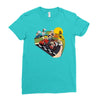 super fighting kart Ladies Fitted T-Shirt