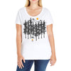 be alone Ladies Curvy T-Shirt