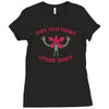 turn that frown upside down Ladies Fitted T-Shirt