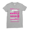 quens are born in april Ladies Fitted T-Shirt