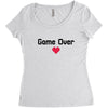 Game Over Women's Triblend Scoop T-shirt