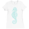 seahorse Ladies Fitted T-Shirt