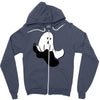 flying ghost Zipper Hoodie