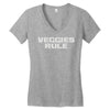 veggie rule Women's V-Neck T-Shirt