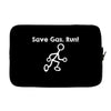 save gas run Laptop sleeve