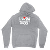 i love the 90's  musik dj fun Unisex Hoodie