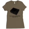 you always remember your first video arcade game gamer geek tee shirt Ladies Fitted T-Shirt