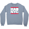 mad nyc new york city run fashion baseball jersey Crewneck Sweatshirt