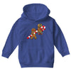 red vs green   you are dead Youth Hoodie