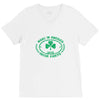 made in america with irish parts V-Neck Tee