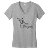 totes ma' goats Women's V-Neck T-Shirt
