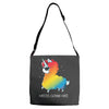haters gonna hate Adjustable Strap Totes