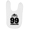 fortnite 99 problems - black Baby Bibs