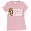 otter coffee Ladies Fitted T-Shirt