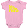 going downhill fast cycling Baby Onesie