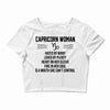 Capricorn Woman Crop Top