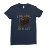 the cake is a lie Ladies Fitted T-Shirt