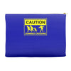 caution zombies crossing t shirt x large funny walking brains awesome Accessory Pouches