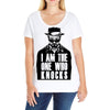 i am the one who knocks Ladies Curvy T-Shirt