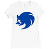 sonic logo Ladies Fitted T-Shirt