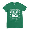 original parts vintage established 1973 perfectly aged Ladies Fitted T-Shirt